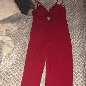 Red romper